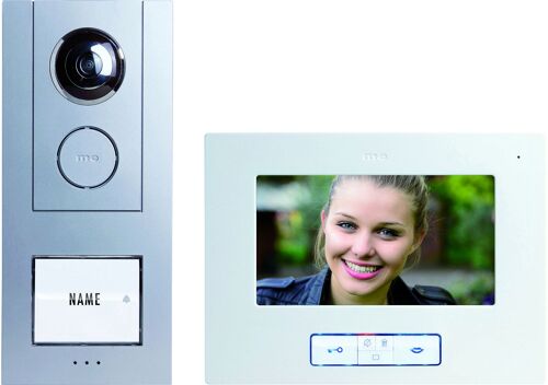Interphone vidéo m-e modern-electronics VISTUS VD ALU-6710 S 41174 filaire argent
