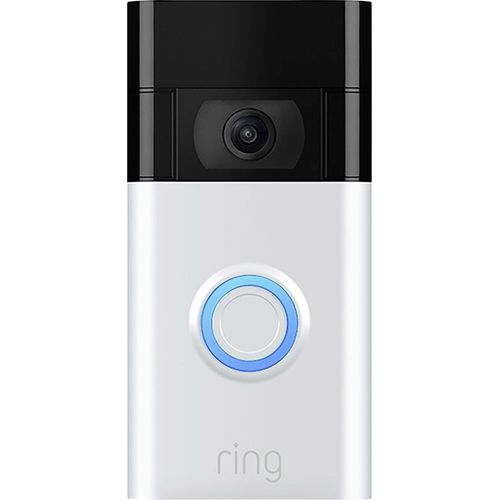 Ring 8VR1SZ-SEU0 Interphone vidéo IP Video Doorbell 2. Gen Wi-Fi Station extérieure 1 foyer satin-nickel