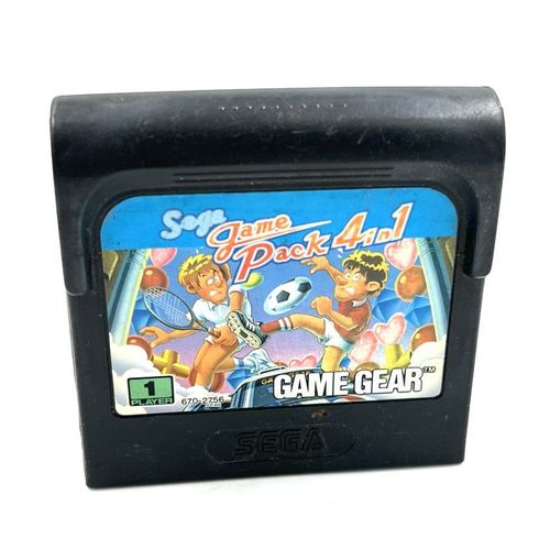 Sega Game Pack 4-In-1 Jeu Sega Game Gear Version Pal