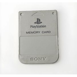 Carte Mémoire Playstation 1 PS1 Originale - Sony SCPH-1020 - Blanche - Bon État