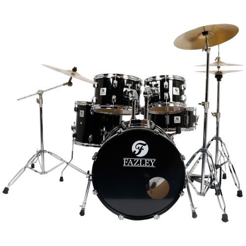 Fazley Fdk-100 Spirit Plus Black Batterie Avec Cymbales