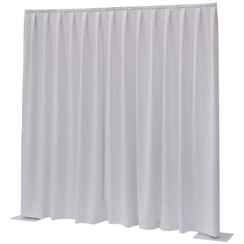 Showtec P&D Curtain Dimout 300x400 Pipe & Drape rideau plissé blanc