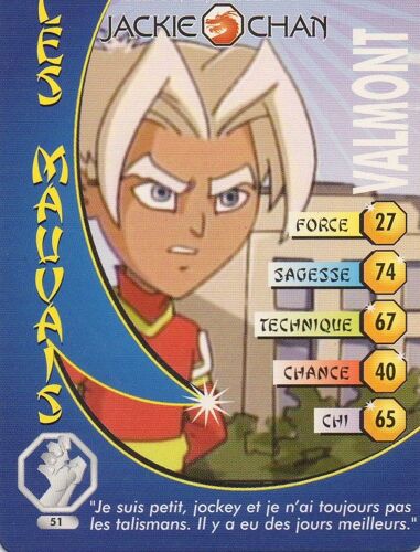 Jackie Chan Carte Valmont N° 51