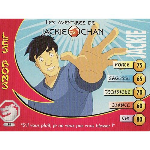 Jackie Chan Carte Jackie N° 28