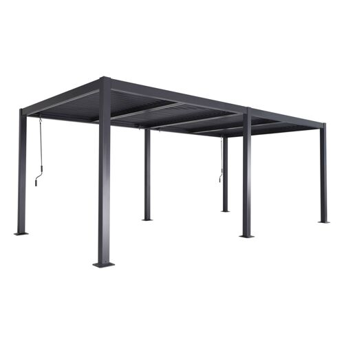 Pergola Bioclimatique, Aluminium Et Acier 3x6m