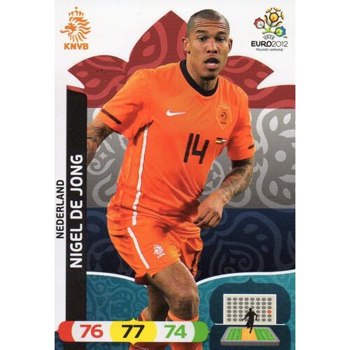Adrenalyn Xl Euro 2012 Carte Nigel De Jong N° 140