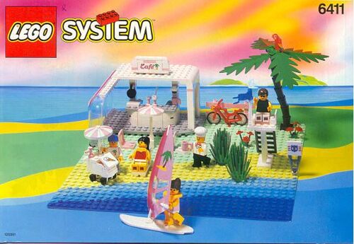 LEGO 6411 Sand Dollar Cafe - LEGO Vintage Paradisa Paradisia