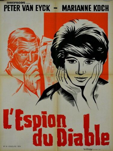L'espion Du Diable - John Paddy Carstairs - Christopher Lee - Peter Van Eyck - Marianne Koch - Dvd