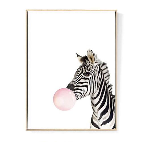 Kawaii Animal Nordic Canvas Painting Art Print Poster Wall Picture Room DecorUnframed30cm*40cm