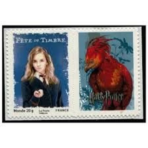 Fête Du Timbre : Harry Potter Personnage Hermione Granger Vignette Attenante Année 2007 Autoadhésif N° 4026a Ou 116 Yert Et Tellier Luxe Validité Permanente Monde
