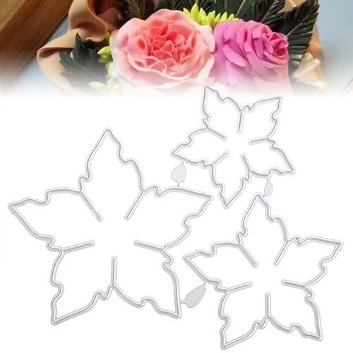 Pochoir De Découpe En Métal 1 Pièce | Artisanat Pour Motifs De Fleurs Matrices De Découpe En Métal Pochoir De Découpe Carte D'album En Papier Gaufrage De Découpages