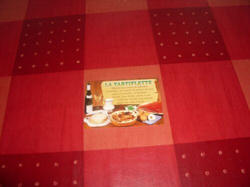 Carte Postale Recette De La Tartiflette