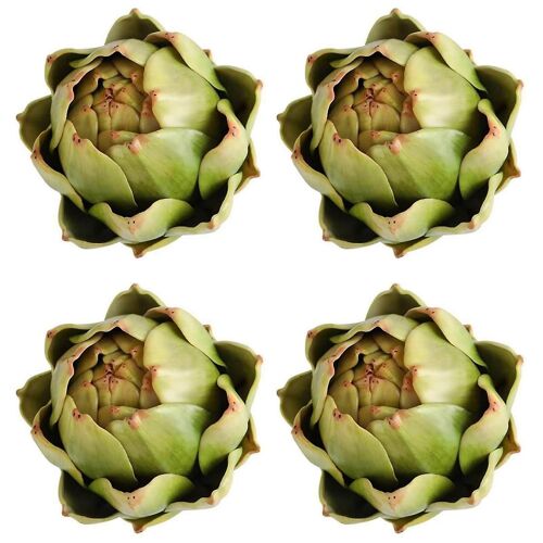 Green Artificial Artichokes Fruits - Fruits And Realistic Vegetables For Kitchen Bowl And Vase Fill