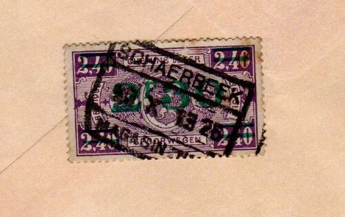 Timbre Belgique Chemins De Fer 1923