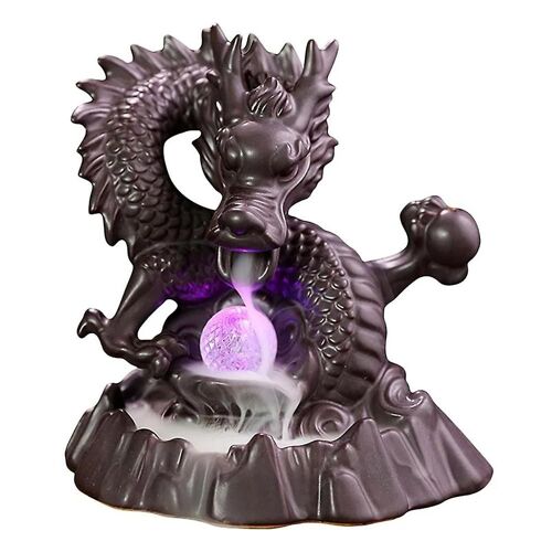 Ceramics Therapy Dragon Incense Burner Backflow Antique Incense Holder