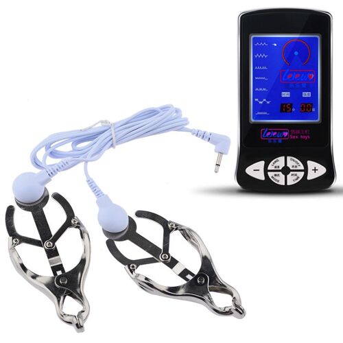 Pince À Mamelon À Choc Électrique, Clip Labia, Agrandissement De La Poitrine, Masseur Bdsm, Bondage E-Stim, Pince À Clitoris, Jeu Sexuel, Flirt, Jouet Pour Couple