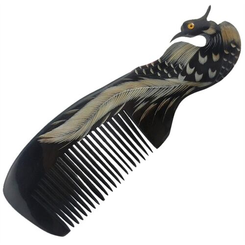 Retro Ox Horn Comb Hair Brush Detangle Magic Anti-Static Comb Health Scalp Massage Combs
