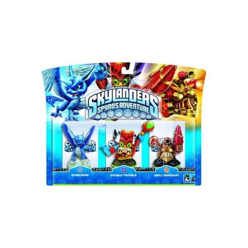 Activision Skylanders Spyro's Adventure Triple Character Pack - Double Trouble, Whirlwind and Drill Sergeant - Personnage de jeu vidéo supplémentaire pour console de jeu