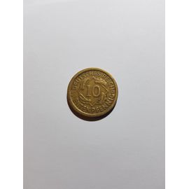 Rare Piece De Monnaie Allemande 1924, Manque La Lettre De L'atelier
