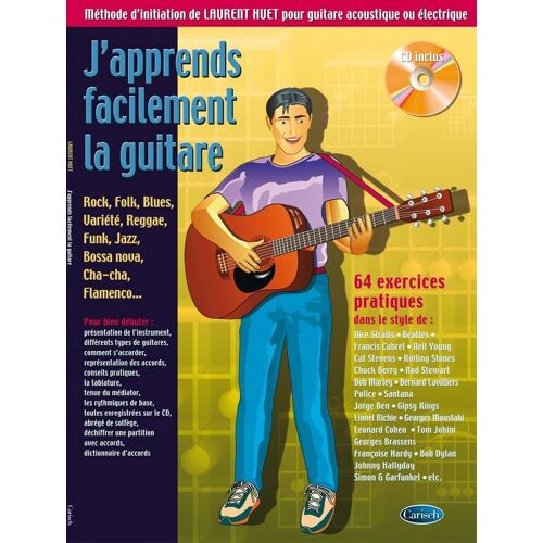 Huet J'apprends Facilement La Guitare + Cd