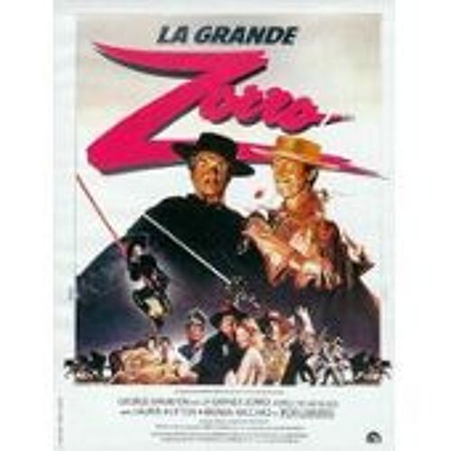 La Grande Zorro - Zorro The Gay Blade - George Hamilton -Lauren Hutton - Peter Medak - Affiche De Cinéma Pliée 60x40 Cm