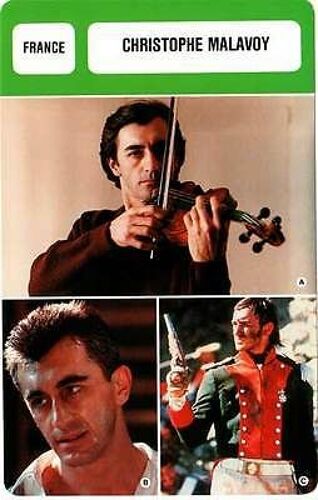 Fiche Monsieur Cinema Christophe Malavoy