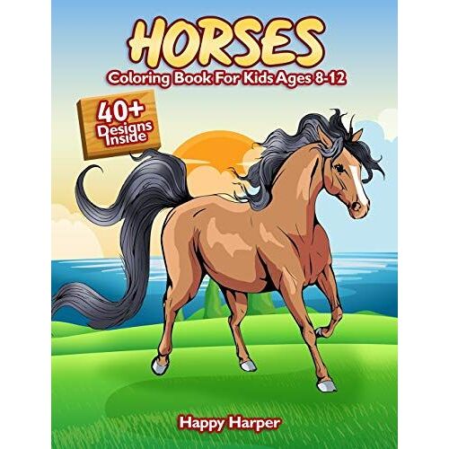 Horses Coloring Book