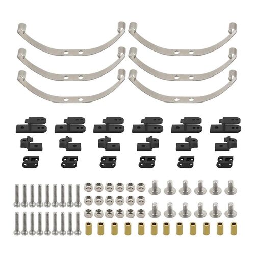 1 Set Leaf Spring Damping Suspension Accessories For 1/16 Mn Car B36 B16 Q60 Q63 Q75 Black