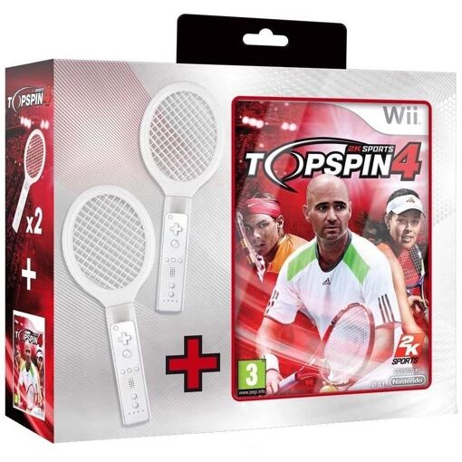 Raquette Pour Console Nintendo Wii - Accessoire D'occasion Pour Les Jeux De Sport (Wii Sports)