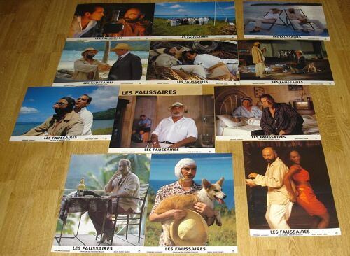 Les Faussaires - Jeu De 12 Photos D'exploitation Cinématographique Originale - Format 22x30 Cm - De Frédéric Blum Avec Gérard Jugnot, Jean-Marc Barr, Viktor Lazlo, Claude Piéplu - Année 1994