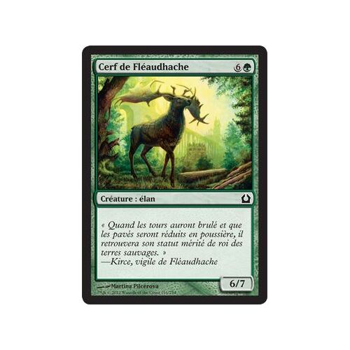 Cerf De Fléaudhache (Axebane Stag) C Vf Mtg Magic Retour Ravnica
