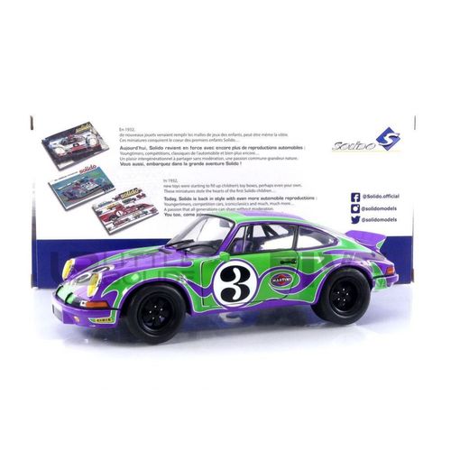 Solido 1/18 - 1801117 - Porsche 911 Rsr Hippy Tribute - 1973-Solido