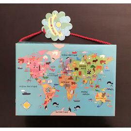 Notre Monde-Puzzle De Sol Super Géant- 24 Pièces - Mudpuppy