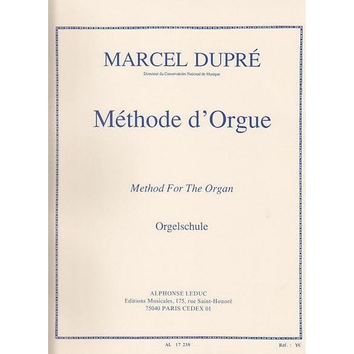 Dupré Méthode D'orgue