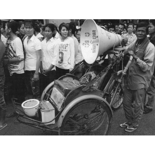 Carte Postale Noir Et Blanc Cambodge 2011, Phnom Penh, Septième Anniversaire De L'assassinat De Chea Vichea ...
