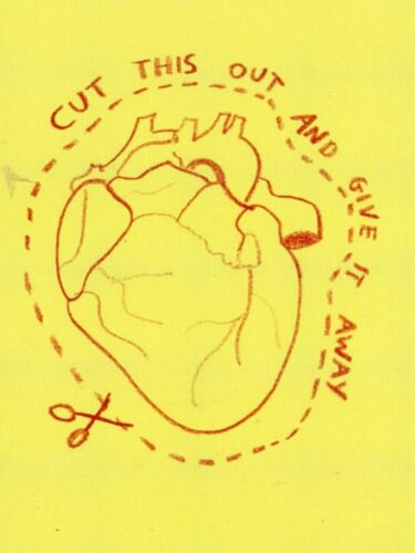 Carte Postale Publicitaire Coeur