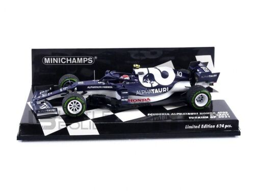 Minichamps 1/43 - 417211710 - Alpha Tauri At02 - Turkish Gp 2021 (P. Gasly)-Minichamps