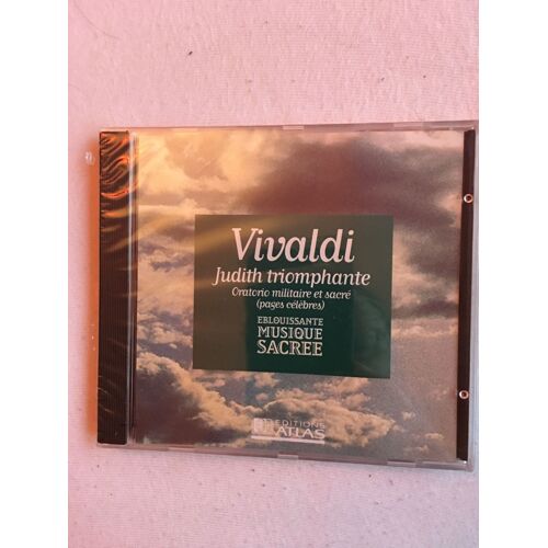 Vivaldi - Judith Triomphante - Éblouissante Musique Sacrée - Cd -