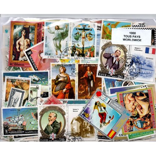 Lot 1000 Timbres Du Monde