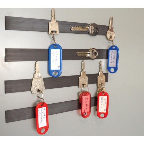 Ruban magnétique adhésif - 250 cm - 19 mm - recoupable Interges