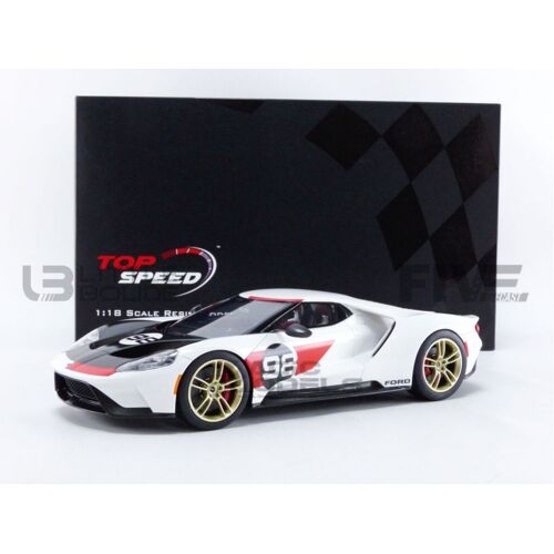 Top Speed 1/18 Ts0317 Ford Gt Edition Heritage - 2021 Diecast Modelcar-Top Speed