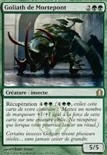 Goliath De Mortepont (Deadbridge Goliath) - Magic Mtg - Retour Sur Ravnica Vf Mint 120 - R