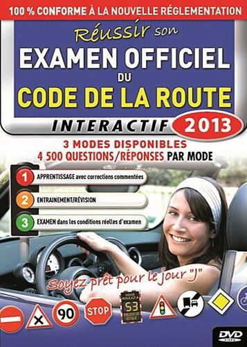 Réussir Son Examen Officiel Du Code De La Route - Dvd Interactif 2013