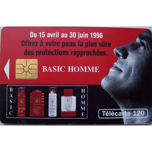 Télécarte France Soins Basic Homme 120u