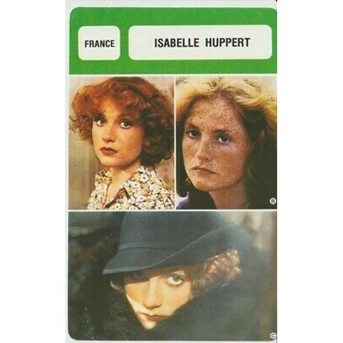 Fiche Monsieur Cinema Isabelle Huppert [1971-1978]
