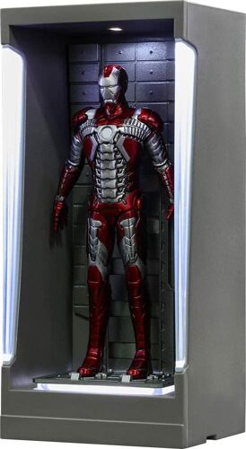 Movie Masterpiece Compact: "Iron Man 3" miniature figure Iron Man Mark 5 (with Hall of Armor) [IMPORT JAPONAIS]