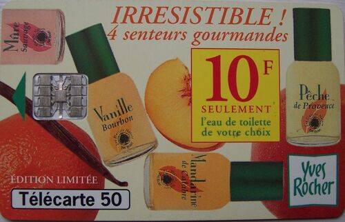Télécarte France Parfums Yves Rocher Édition Limitée