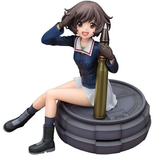 Kotobukiya Girls & Panzer] Akiyama Yukari 1/8th Scale Pvc Prepainted Finished Figure [Import Japonais]