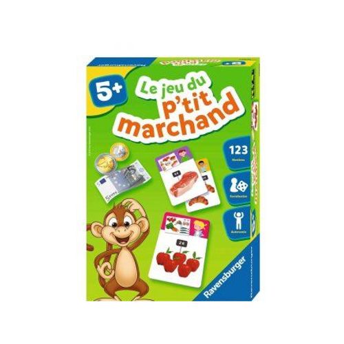 Le Jeu Du P'tit Marchand - Jeu Educatif Apprendre A Compter - Jeu D Apprentissage Ravensbourger Enfant