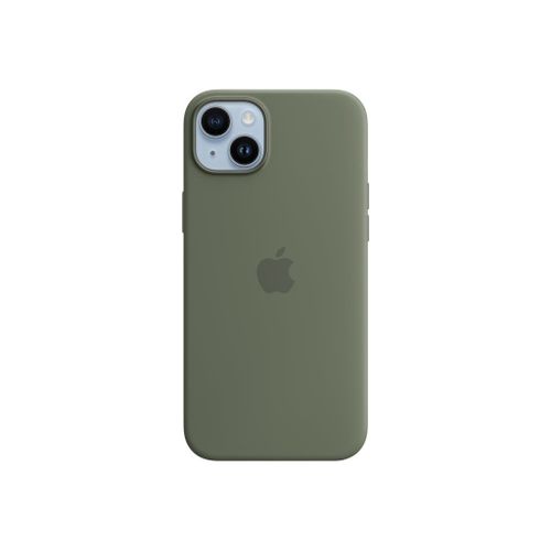 Apple - Coque De Protection Pour Téléphone Portable - Compatibilité Avec Magsafe - Silicone - Olive - Pour Iphone 14 Plus